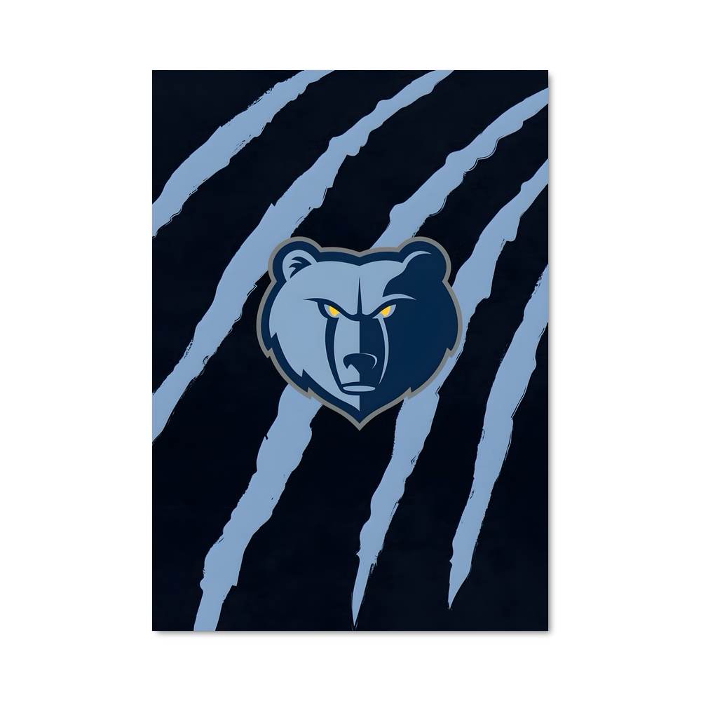 Poster Memphis de grizzlies – affiche Basketball